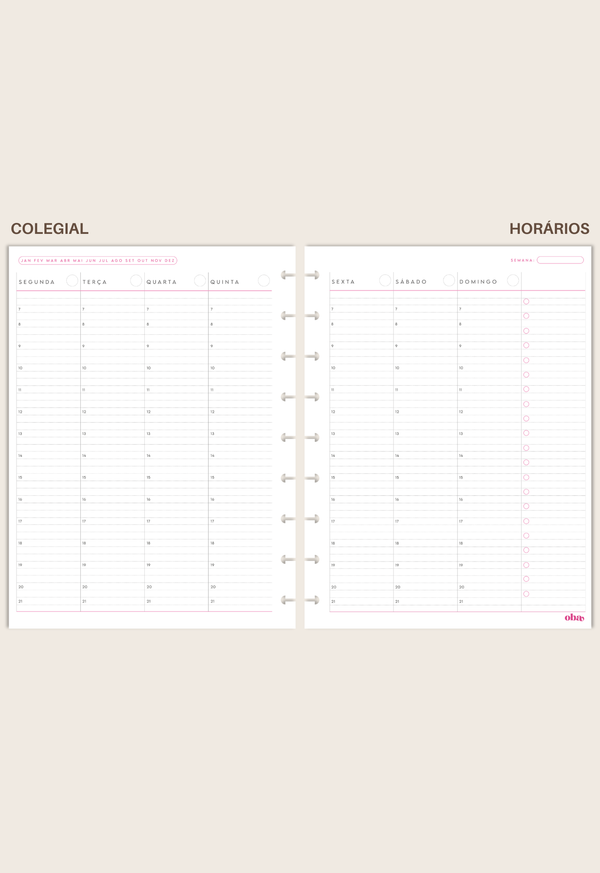 Miolo Planner Monte o Seu - Colegial