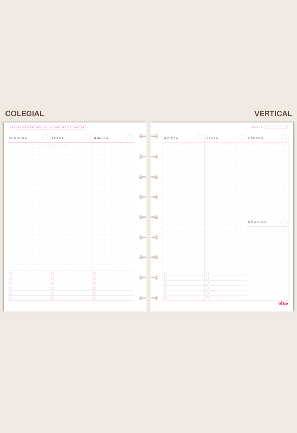 Miolo Planner Monte o Seu - Colegial