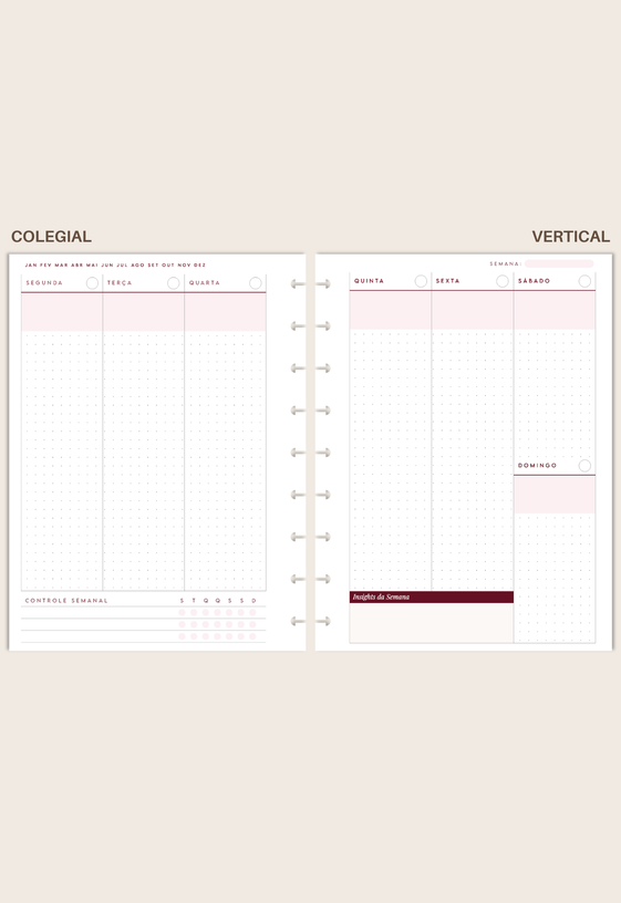 Miolo Planner Monte o Seu - Colegial