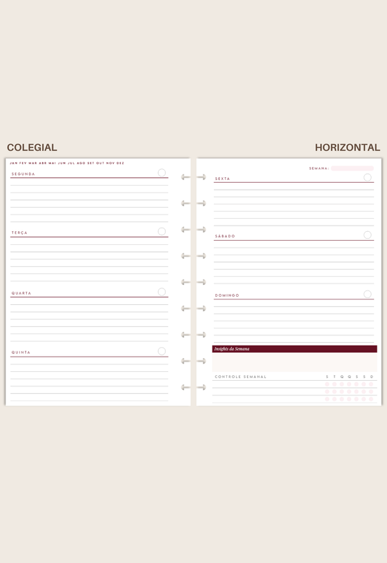 Miolo Planner Monte o Seu - Colegial