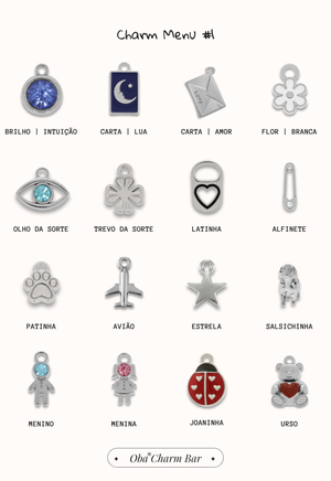 Monte o Seu | Chaveiro Charms
