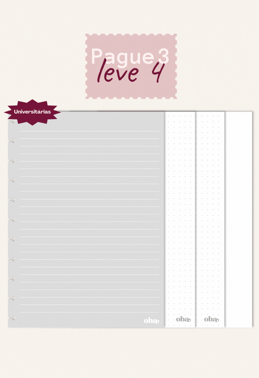 Combo Miolos Universitários - Pague 3, Leve 4