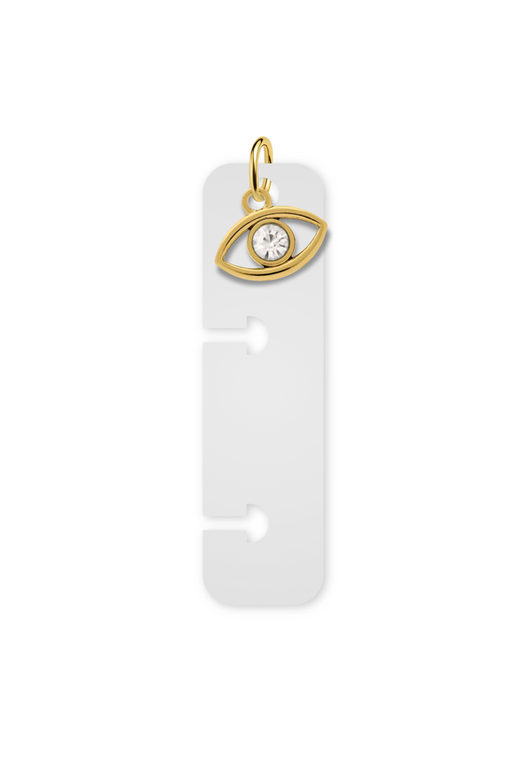 Charm Reposicionável Dourado - Olho