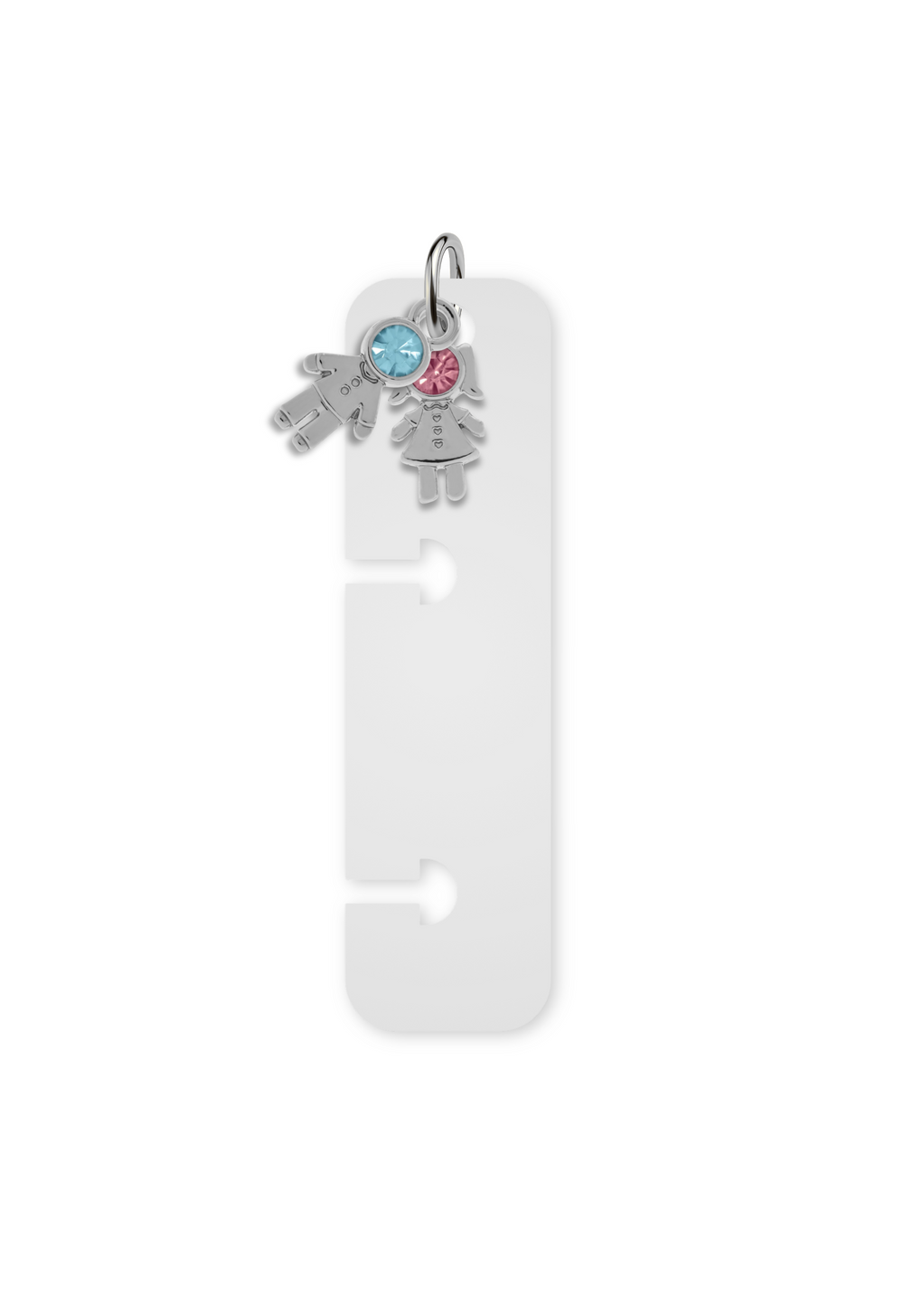 Charm Reposicionável Prateado - Filhos