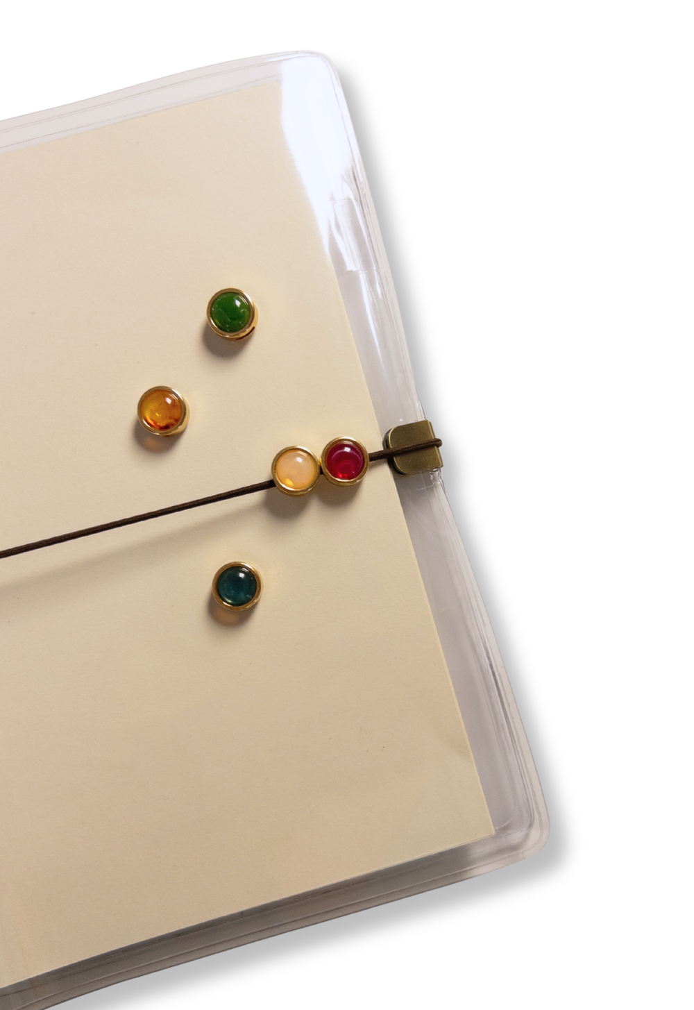 Charm para Elástico - Pedras | Dourado