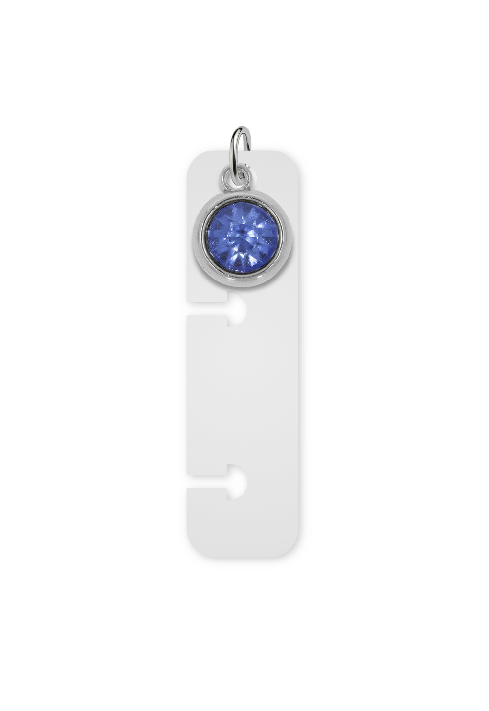 Charm Reposicionável Dourado - Brilho Azul