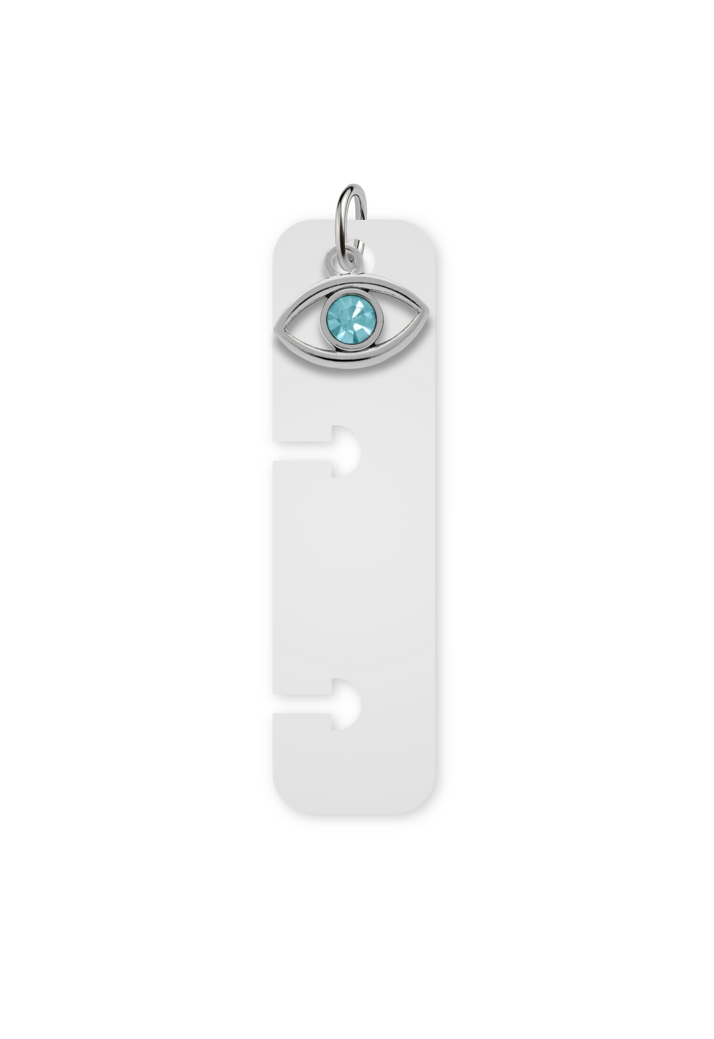 Charm Reposicionável Prateado - Olho